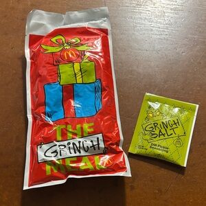 McDonald’s Grinch Socks with Grinch Salt